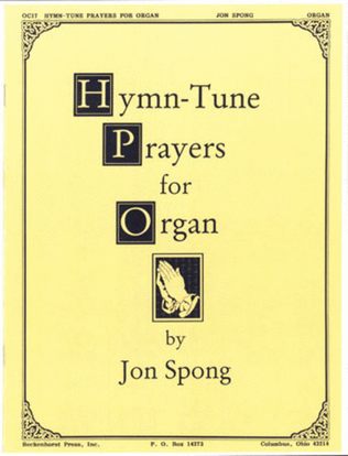 Book cover for Hymn-Tune Prayers for Organ