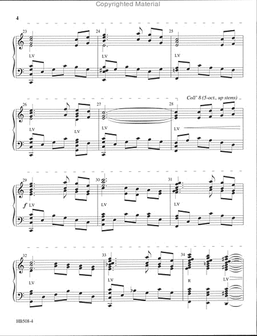 Jesus Paid It All - Krug 5-Octaves scores gallery preview page 4