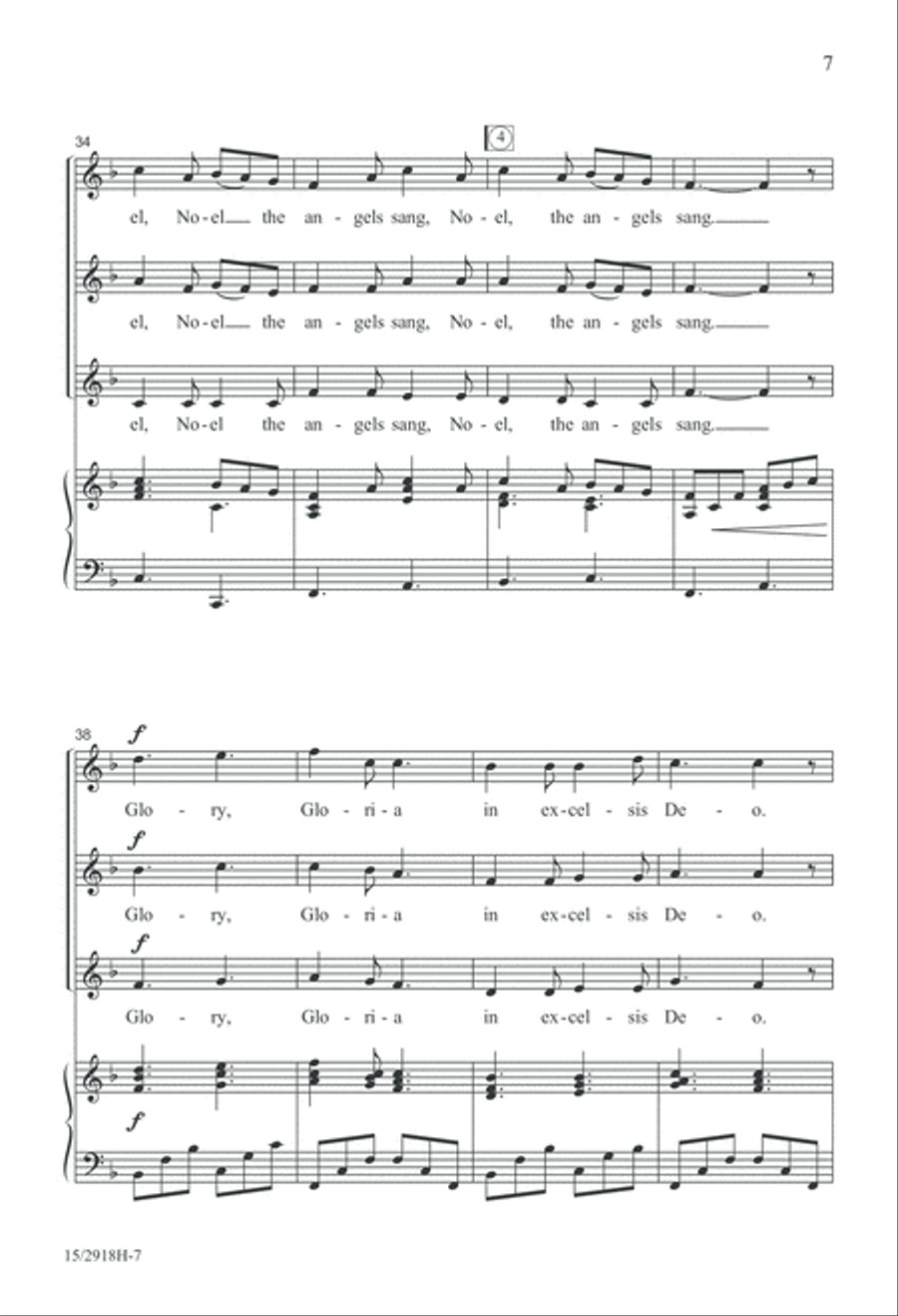 A Festive Noel SSA scores gallery preview page 7