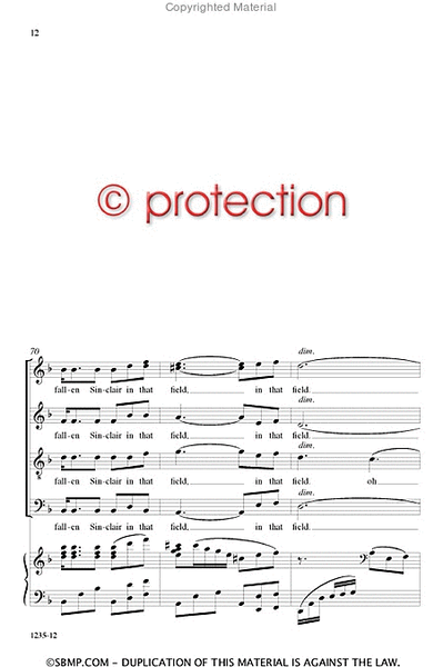 The Rosslyn Fire - SATB Octavo image number null