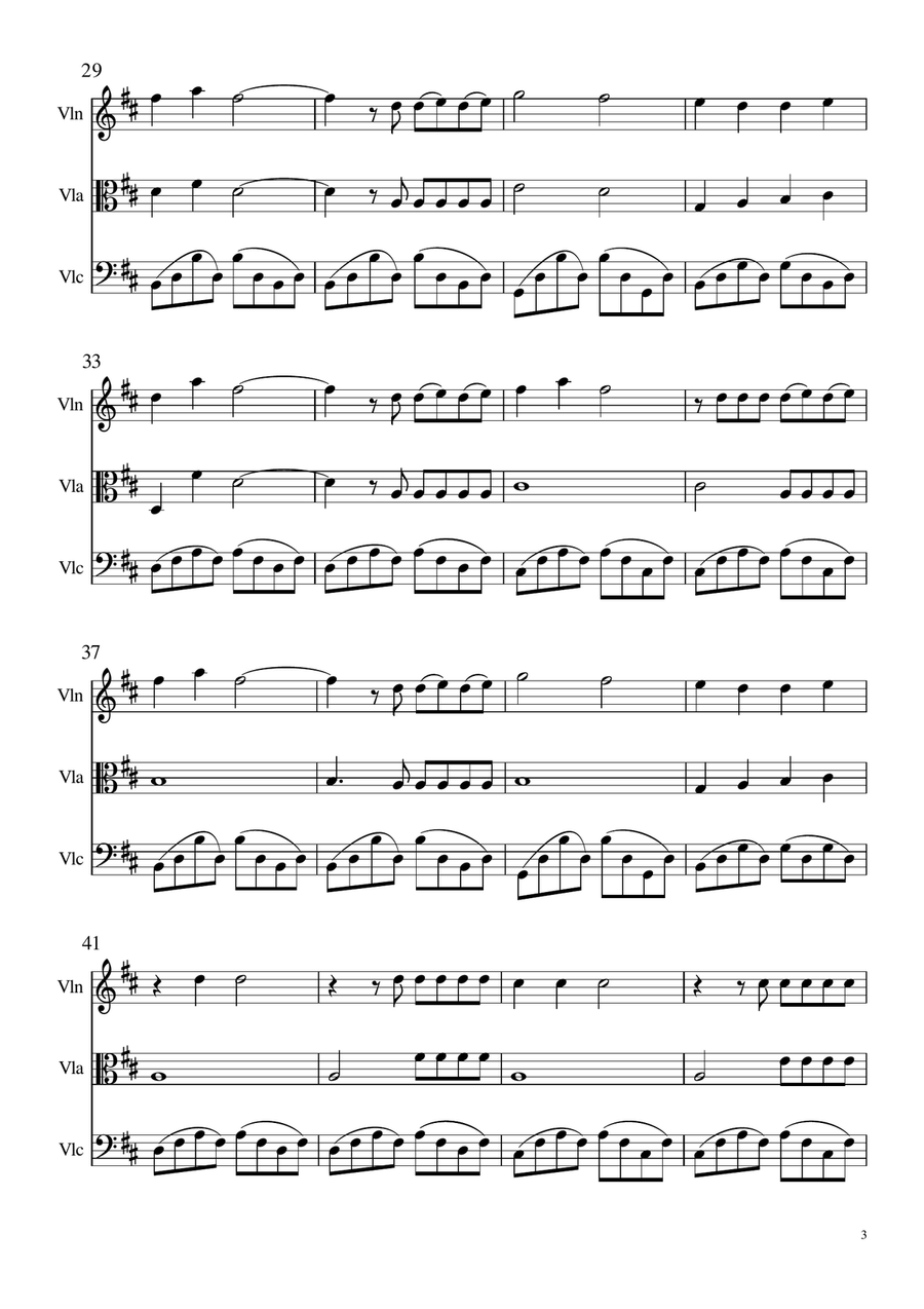 Secrets Secrets String Trio scores gallery preview page 3
