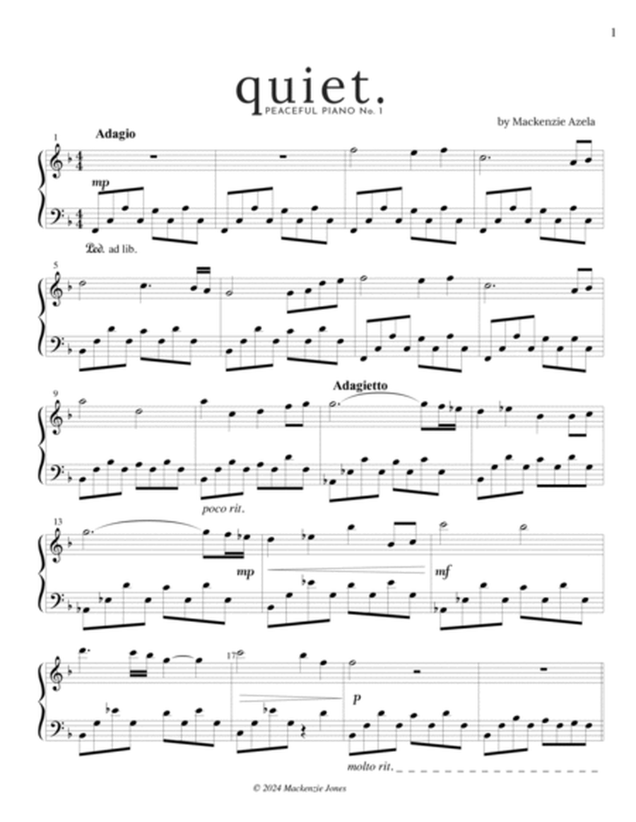 quiet: Peaceful Piano No. 1