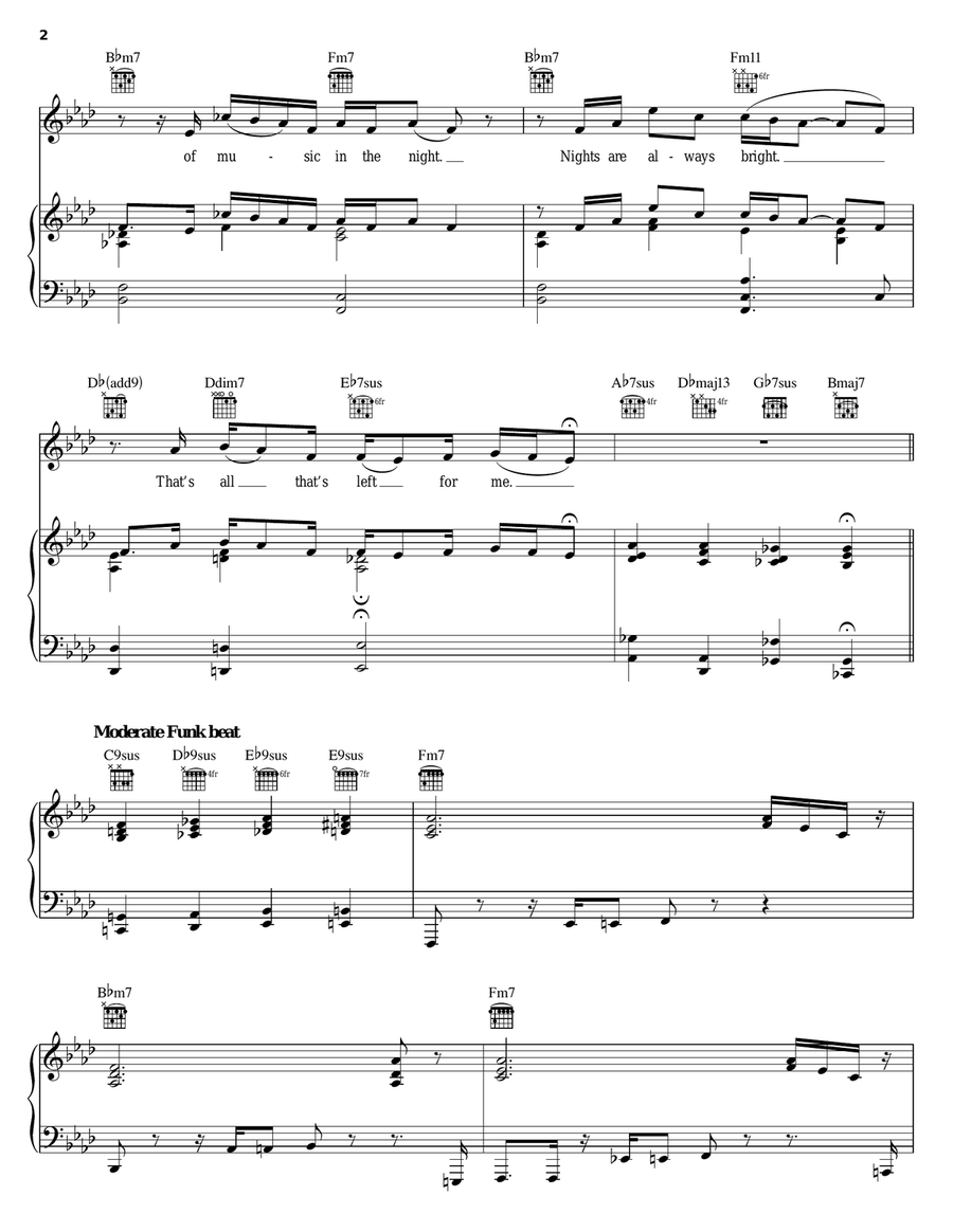 Street Life Street Life Piano, Vocal, Guitar scores gallery preview page 2