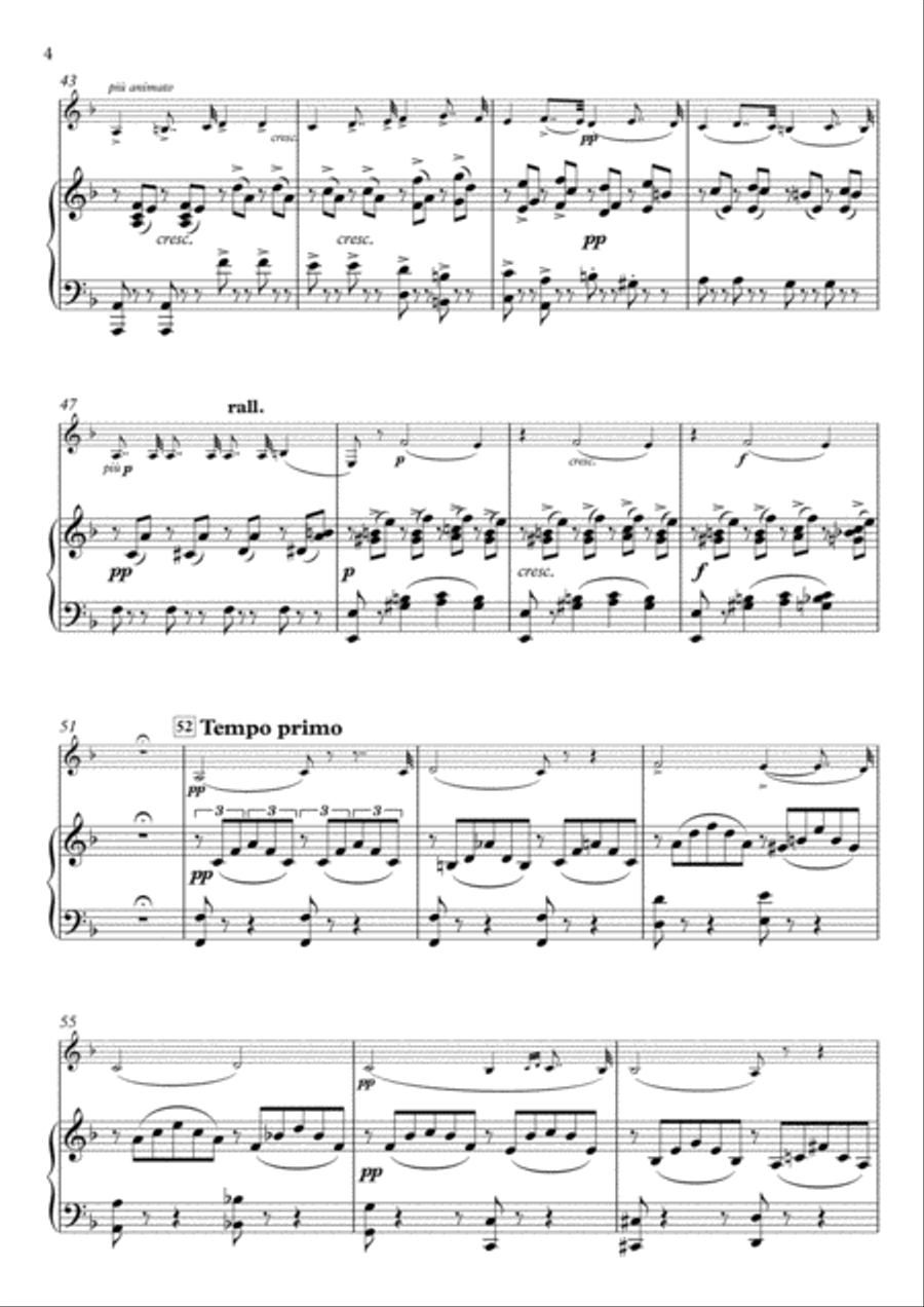 Salve Maria for Viola & Piano Viola scores gallery preview page 4