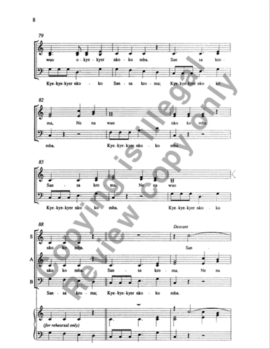 Sansa Kroma Sansa Kroma 3-Part scores gallery preview page 21