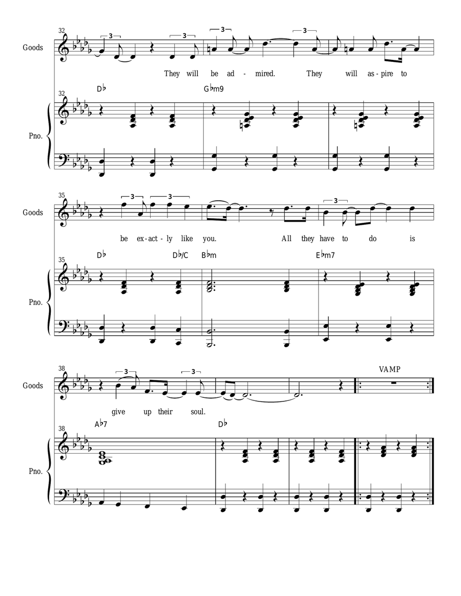 The World On A String (Vocal solo) Piano, Vocal scores gallery preview page 4