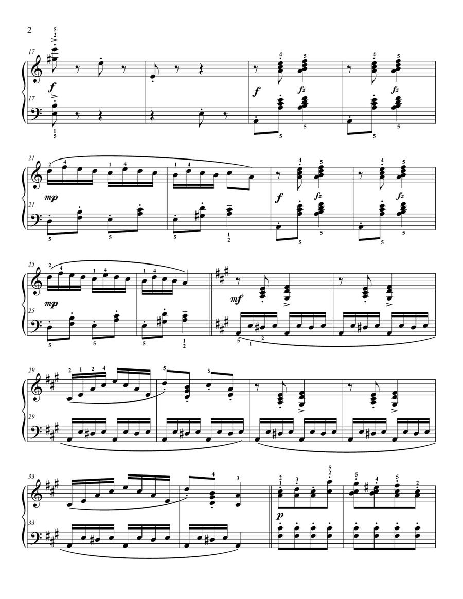 Kolling Album Leaf Easy Piano scores gallery preview page 2