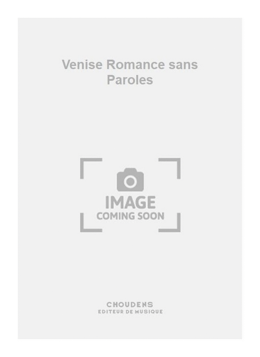 Venise Romance sans Paroles Piano Solo scores gallery preview page 1