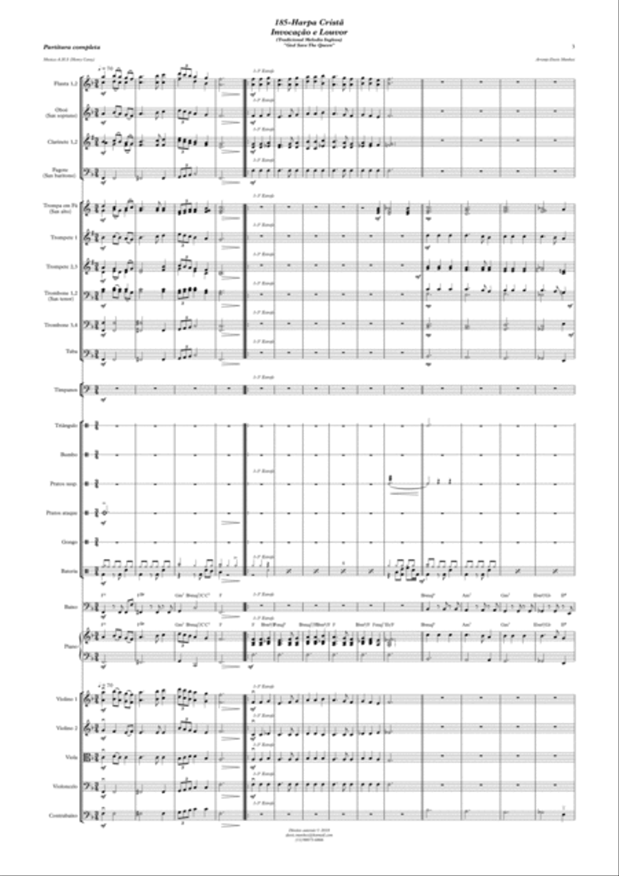 God Save The Queen Piano, Vocal, Guitar scores gallery preview page 3