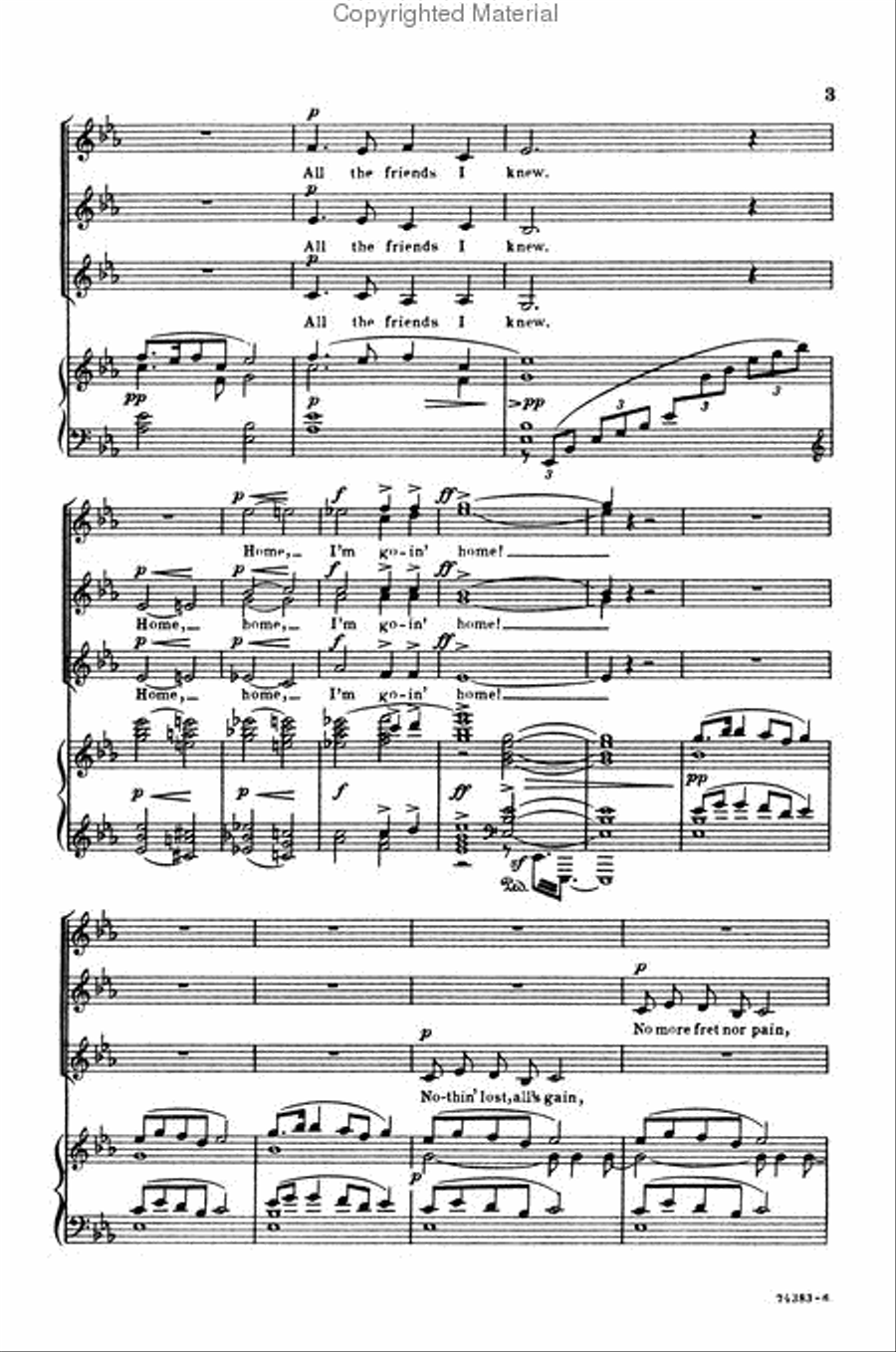 Goin' Home SSA scores gallery preview page 3
