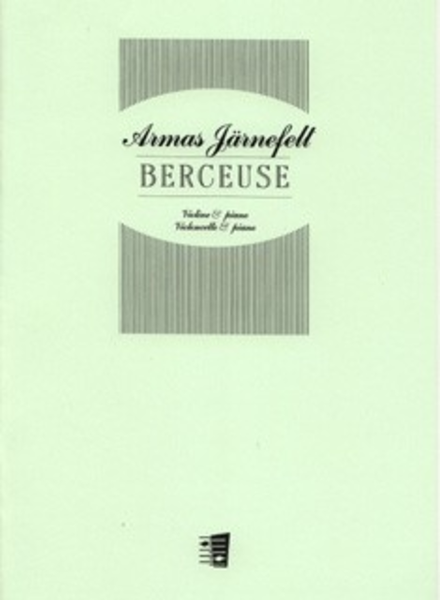 Berceuse For Small Orchestra