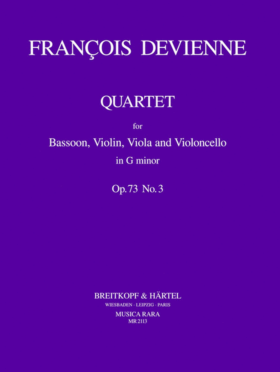 3 Quartets Op. 73