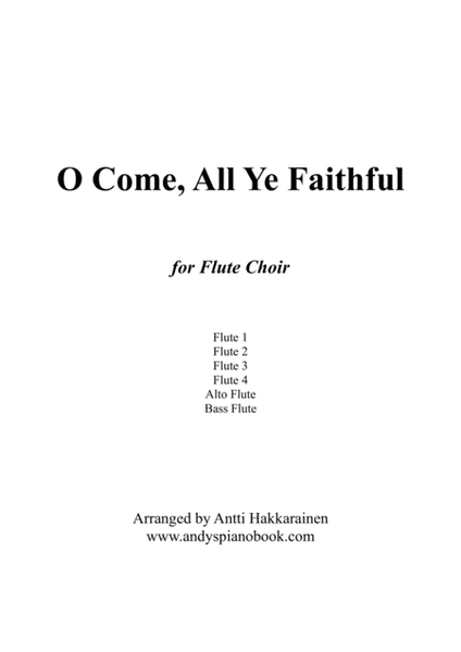 O Come, All Ye Faithful - Flute Choir