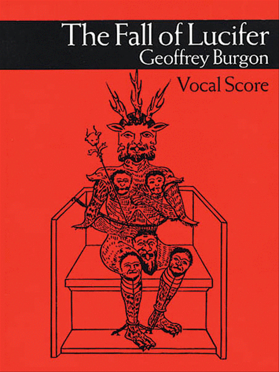 Geoffrey Burgon: The Fall Of Lucifer Vocal Score 4-Part scores gallery preview page 1
