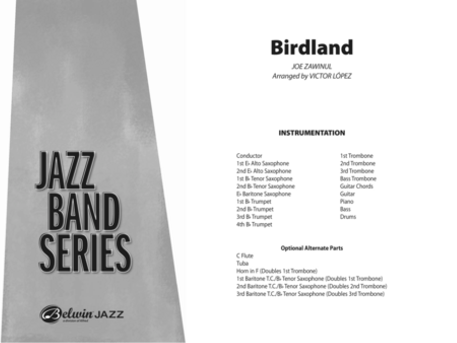 Birdland Jazz Ensemble scores gallery preview page 20