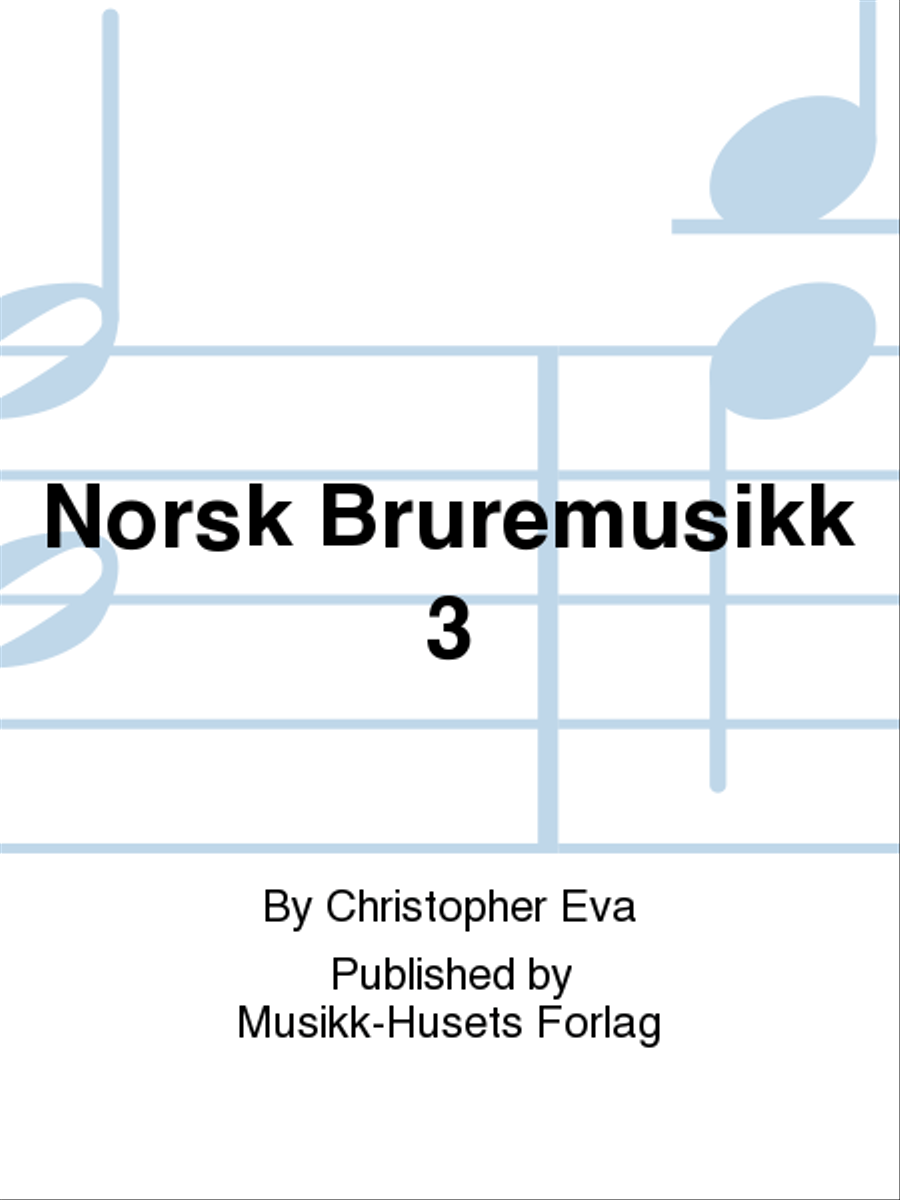 Norsk Bruremusikk 3 Organ scores gallery preview page 1