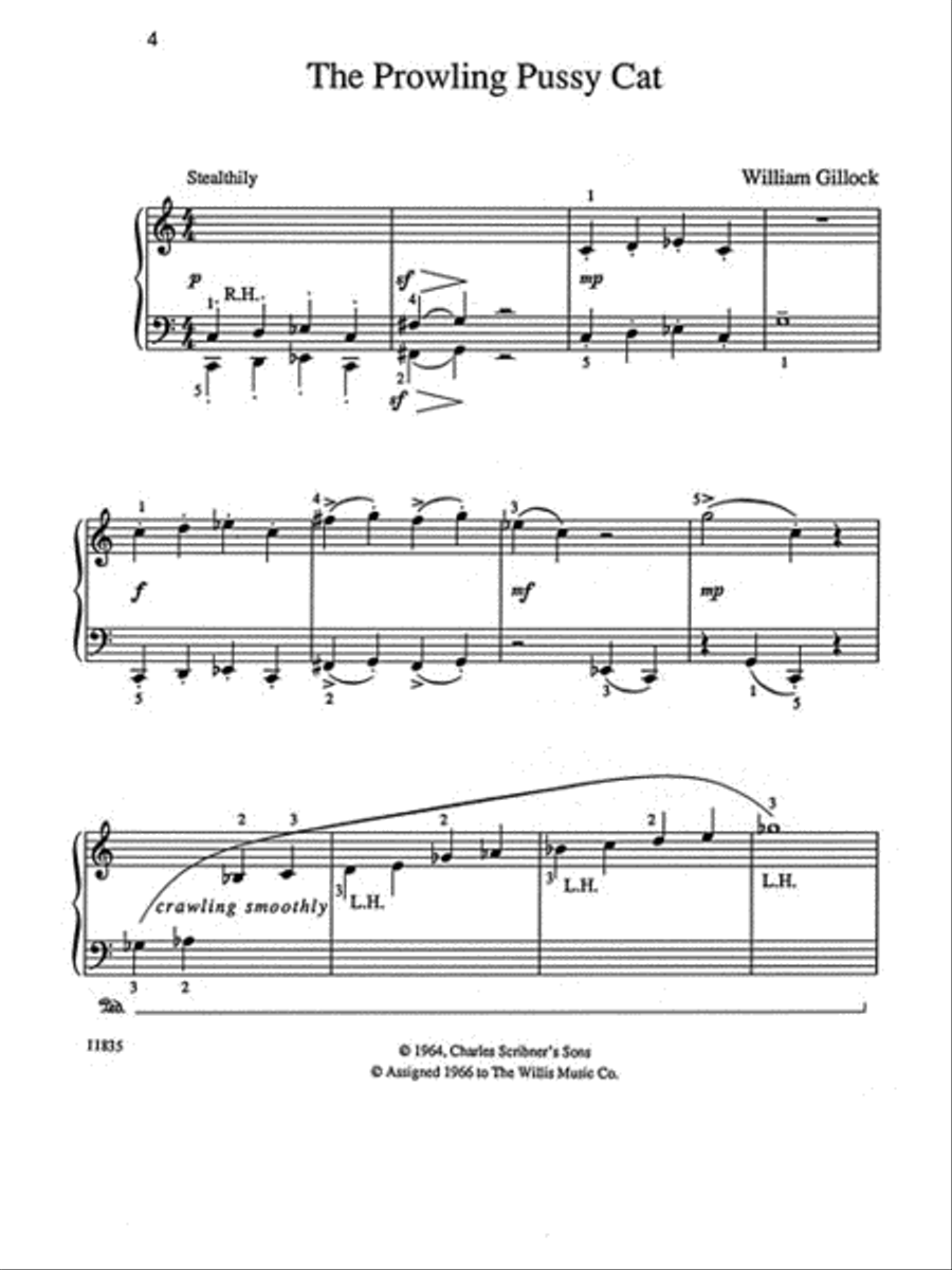 Accent on Gillock Volume 1 Piano Method scores gallery preview page 4