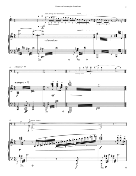 Concerto for Trombone and Piano