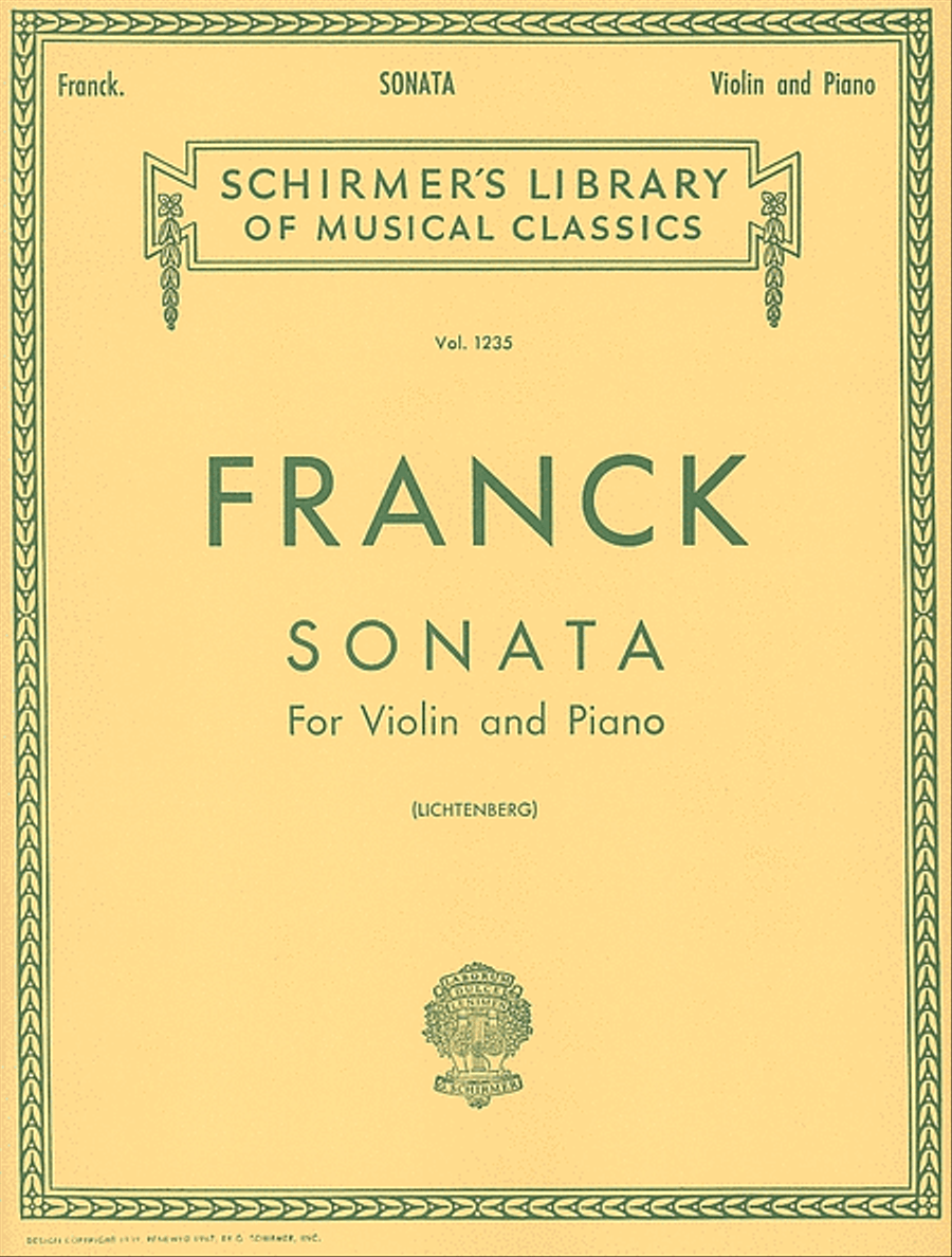 Sonata in A Violin Solo scores gallery preview page 1