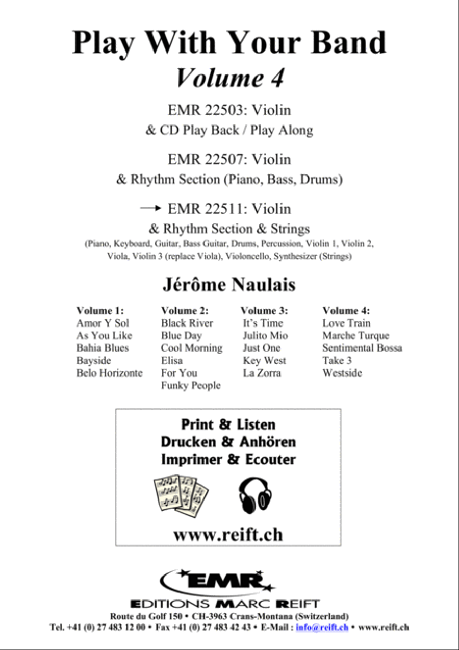 Play With Your Band Volume 4 Violin scores gallery preview page 2