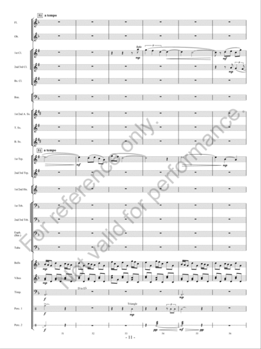 The Parting Glass Concert Band scores gallery preview page 12