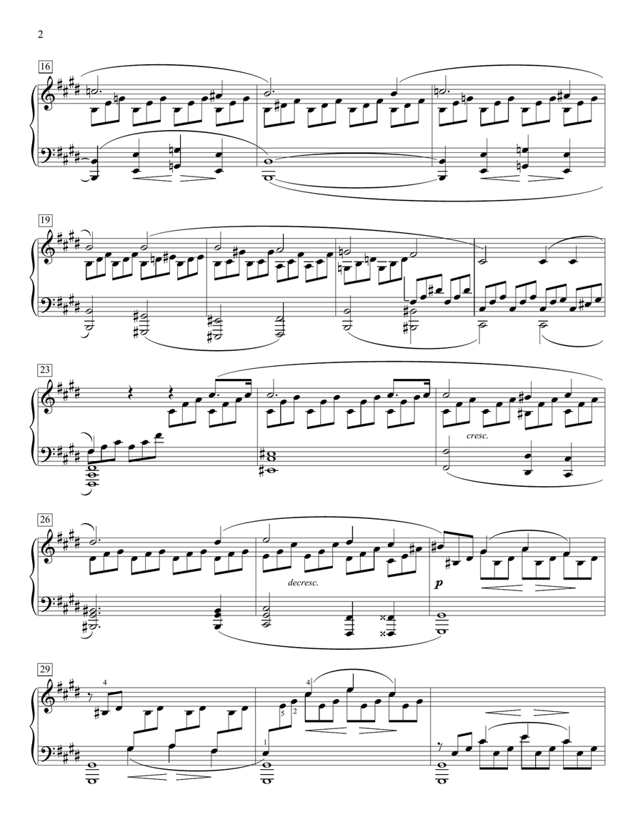 Sonata In C-Sharp Minor, Sonata quasi una Fantasia (Moonlight), Op. 27, No. 2, 1st Mvmt Piano Method scores gallery preview page 2