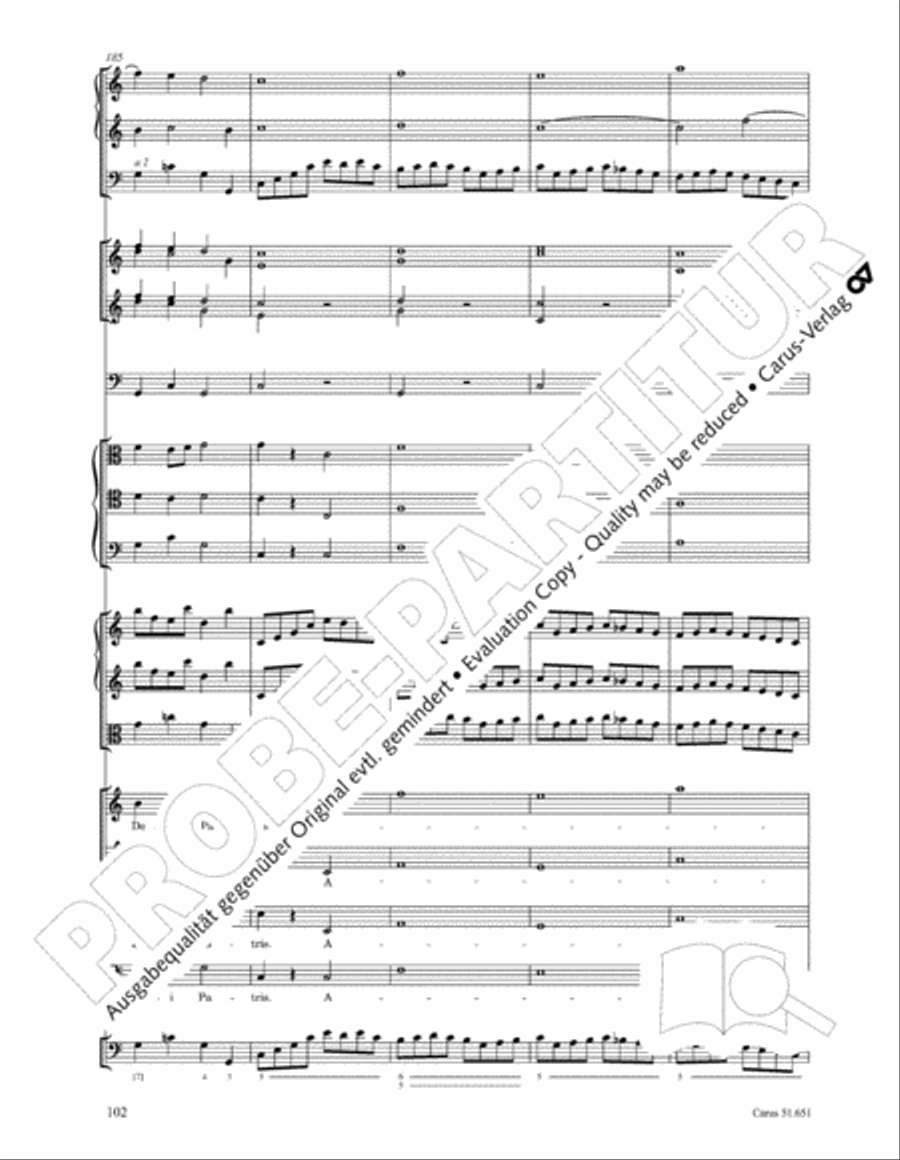 C Minor Mass, K. 427 (Missa in c KV 427) 4-Part scores gallery preview page 118