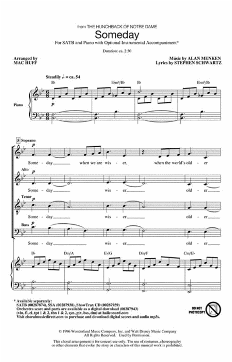 Someday Choir scores gallery preview page 2