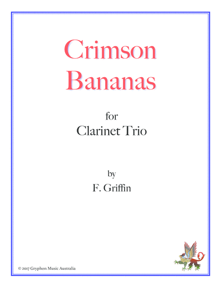 Crimson Bananas for Clarinet Trio image number null
