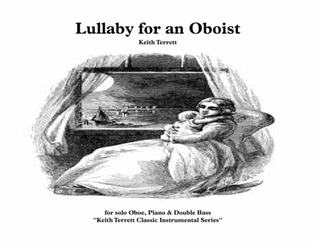 Book cover for Lullaby for solo Oboe, Piano & Double Bass