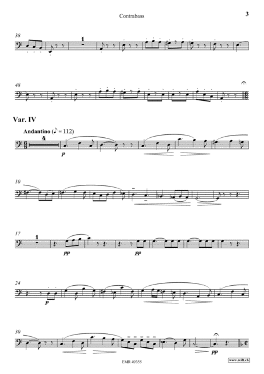 Zurcher Marsch Zurcher Marsch Double Bass scores gallery preview page 4