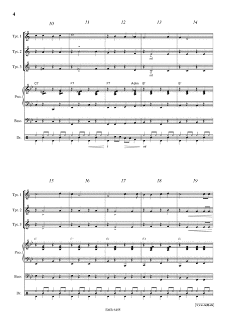All Together All Together Trumpet Trio scores gallery preview page 4
