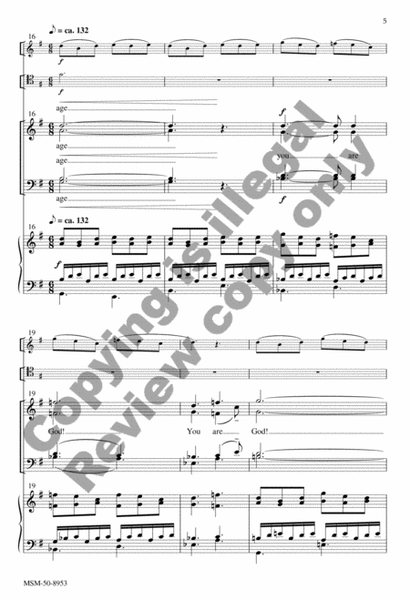 You Are God (Choral Score) image number null