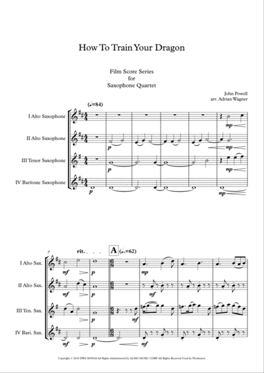 This Is Berk Saxophone Quartet scores gallery preview page 3