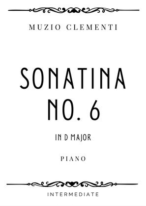 Book cover for Clementi - Sonatina No.6 in D Major - Intermediate