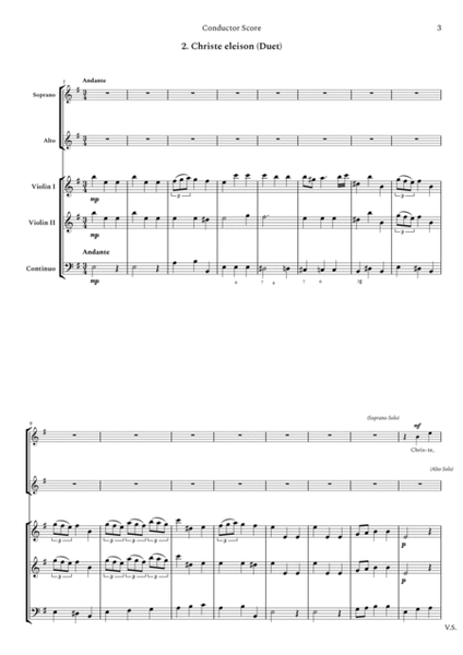Mass in G Major - Kyrie eleison - Full Score and Parts image number null