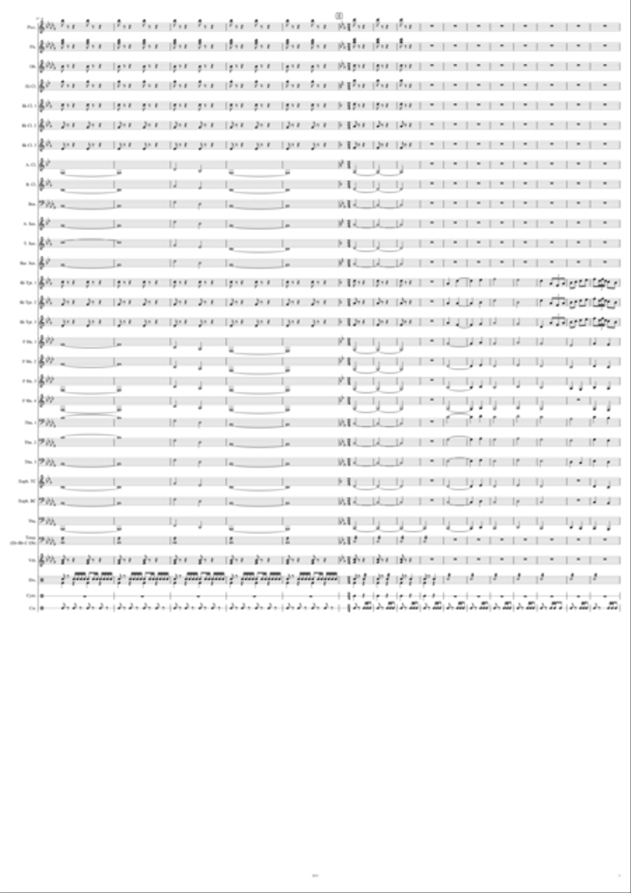 La Senora de la Vera Cruz (The Lady from Vera Cruz) Concert Band scores gallery preview page 5