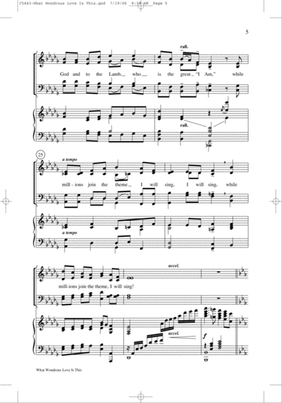 What Wondrous Love Is This 4-Part scores gallery preview page 4