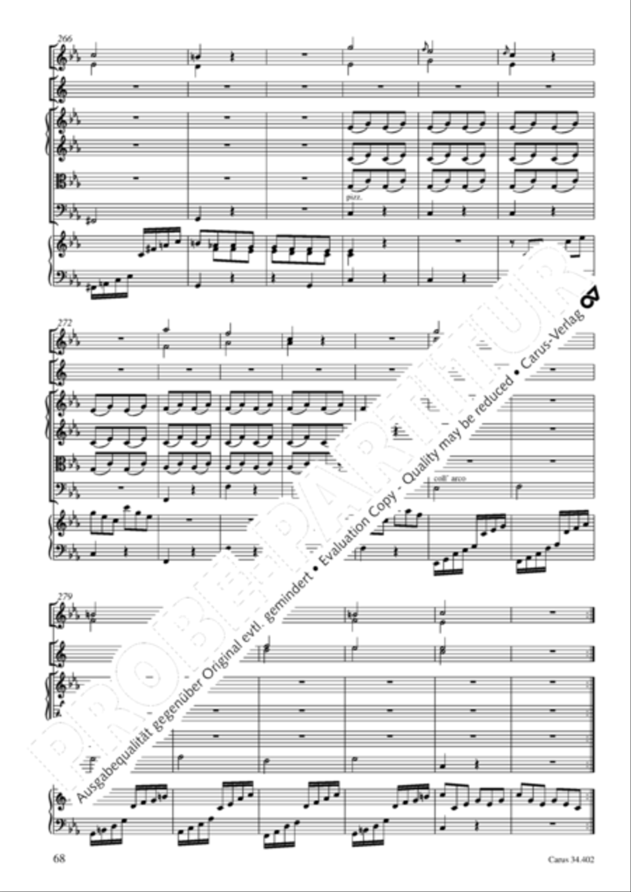 Concerto grosso for cembalo or piano Horn scores gallery preview page 69