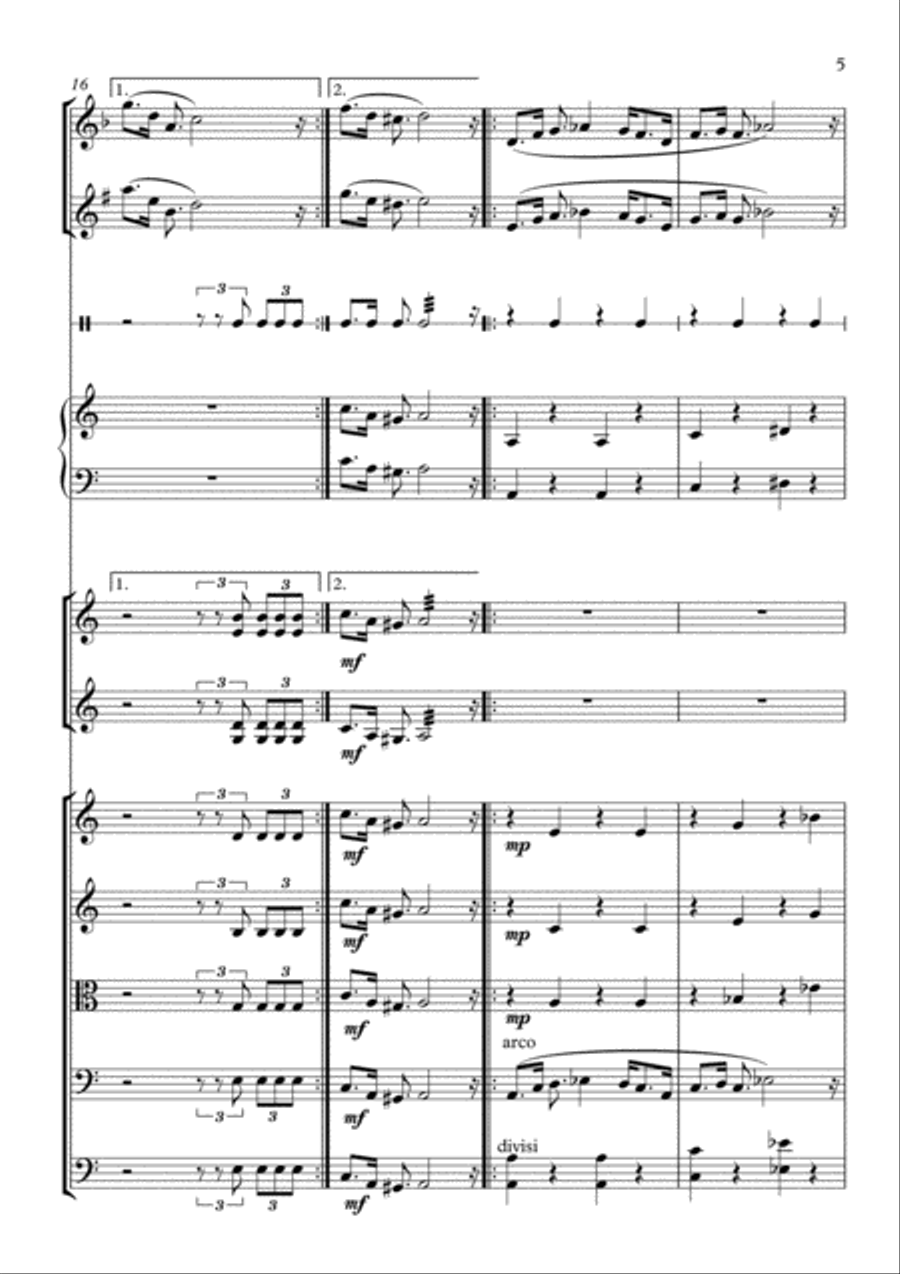 Le Bon Vivant Large Ensemble scores gallery preview page 5