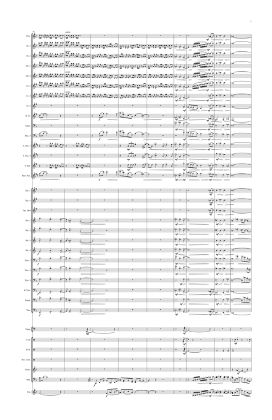 Into Ignited Awakening Into Ignited Awakening Concert Band scores gallery preview page 3