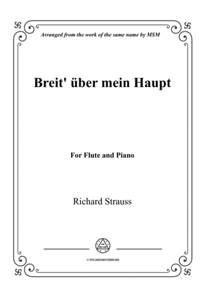 Book cover for Richard Strauss-Breit' über mein Haupt, for Flute and Piano