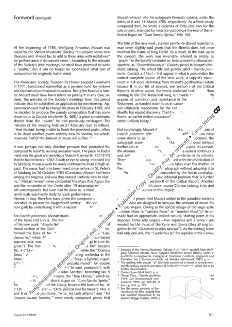 Davide penitente 4-Part scores gallery preview page 8
