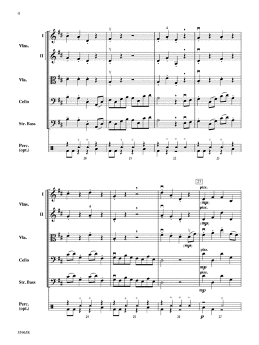 North Pole Workshop: Score String Orchestra scores gallery preview page 4