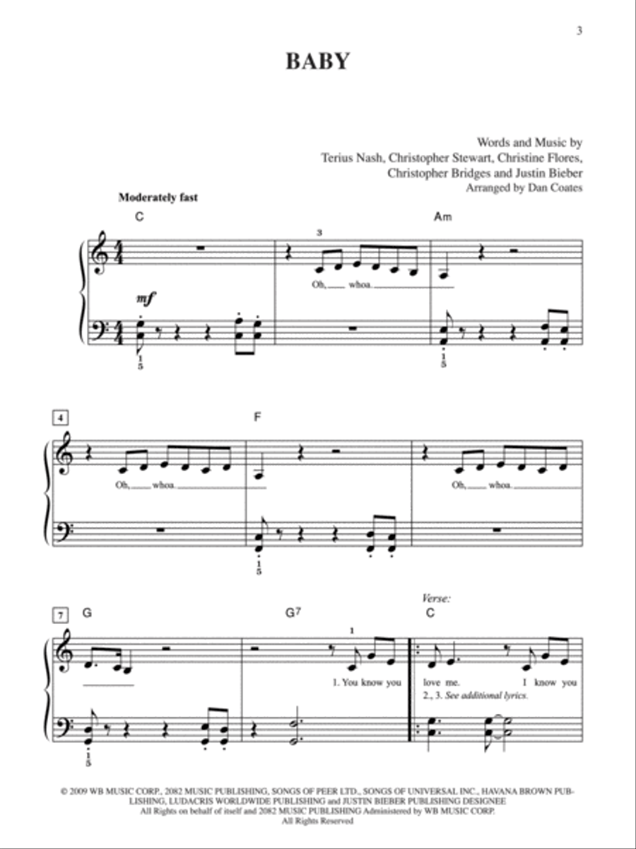 Baby Baby Small Ensemble scores gallery preview page 2