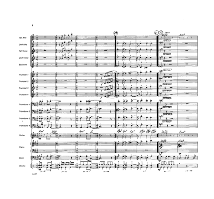 One to One Jazz Ensemble scores gallery preview page 6