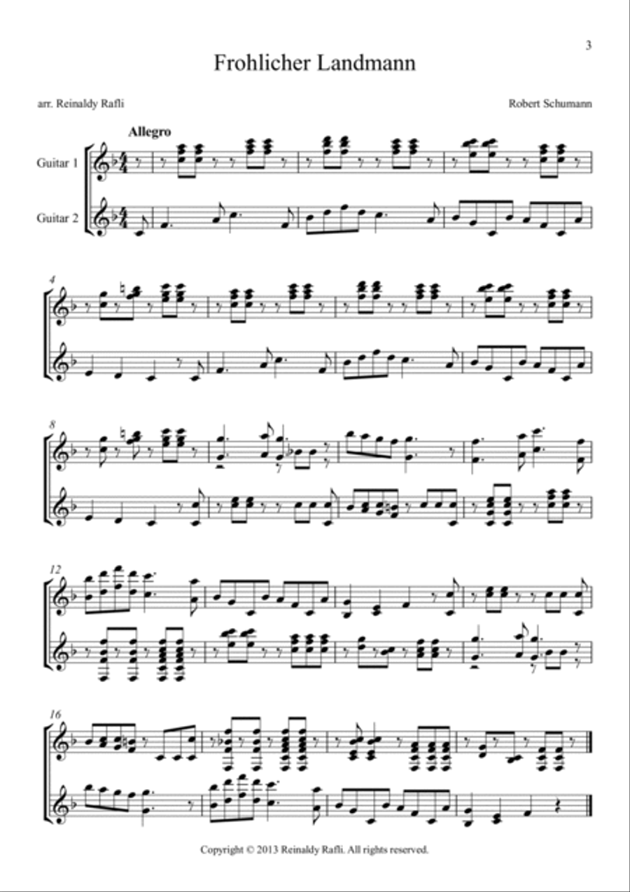 Frochlicher Landmann Frochlicher Landmann Acoustic Guitar scores gallery preview page 3