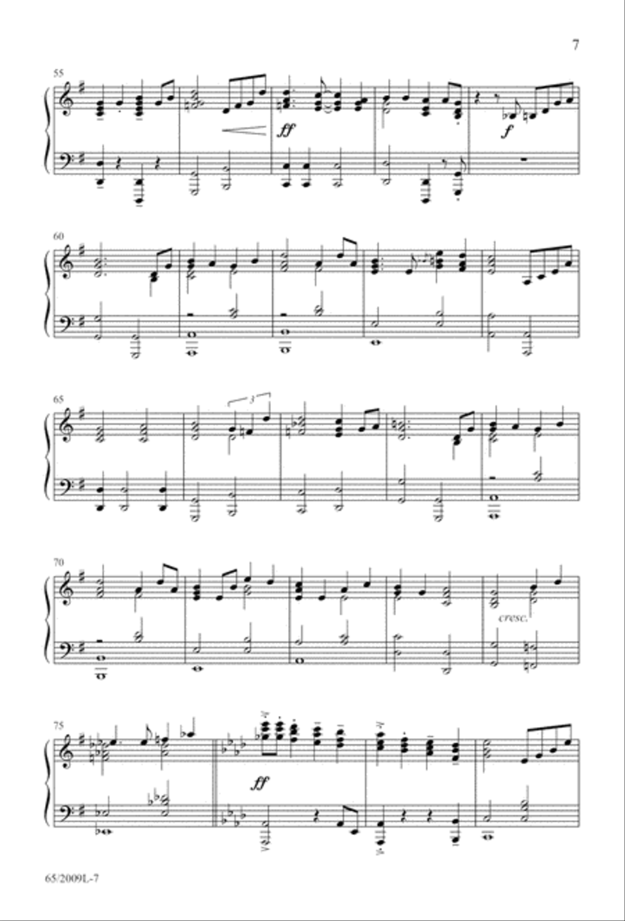 Rise Up! A New Light A-Comin’ 4-Part scores gallery preview page 8