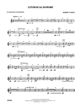 Liturgical Fanfare: E-flat Baritone Saxophone