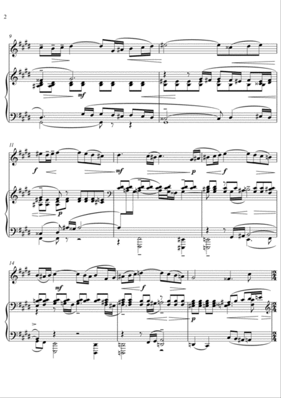 Sergei Rachmaninoff - Vocalise (Violin Solo) Sergei Rachmaninoff - Vocalise (Violin Solo) Violin Solo scores gallery preview page 2
